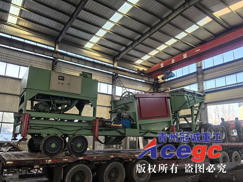 客户案例：离心选矿配滚筒筛淘金设备发往巴拉圭